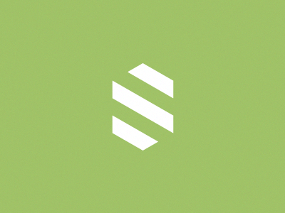 S mark branding geometrical grid letter logo mark s simple vector