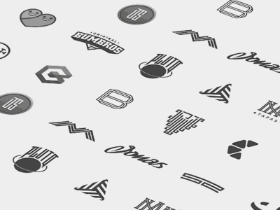 Logos 2013 2013 animation behance branding gif grid logo logofolio logos mark selection vector