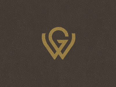 GW Monogram branding custom grid gw initials letter lettering logo monogram name vector