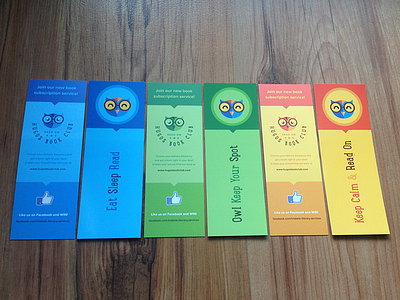 Triskele Bookmarks 2014 bookmark branding corporate education flat logo offset owl print smart vector