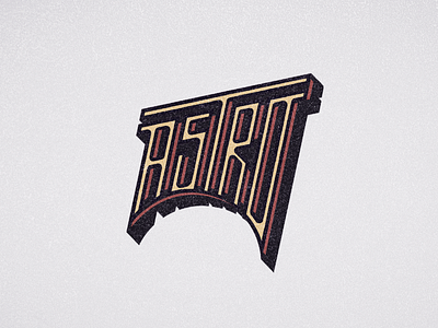Astro branding custom grid handlettering lettering logo series texture type typography vector vintage