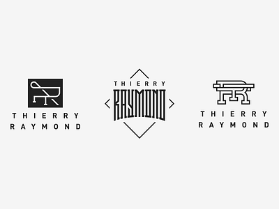Raymond custom custom type handlettering logo logotype mark monogram tr type vector