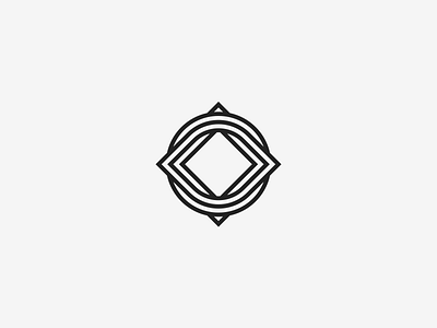 Knot branding circle geometrical icon identity knot logo square symbol twisted