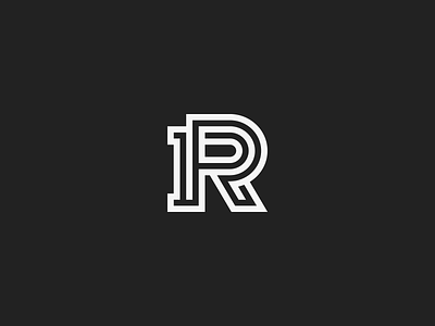 PR Monogram branding logo mark monogram p r