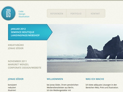 Portfolio launched berlin corporate css3 design frontend grid html5 js navigation portfolio redesign relaunch sprites webdesign website