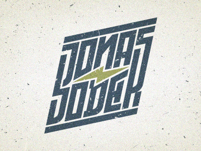 Custom Jonas custom grain grid jonas letter lettering logo logotype name texture type