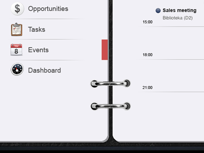 Organizer for iPad app crm ipad notes
