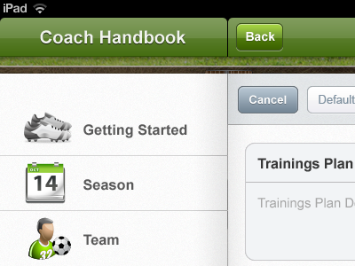 Coach Handbook For Ipad app coach handbook football ipad soccer