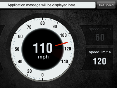 Speedo app for Android android samsung galaxy tab speedometer