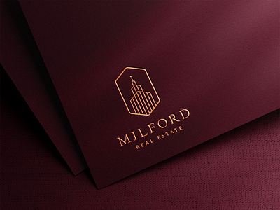Milford Real Estate Logo Design logo logobranding logodesign