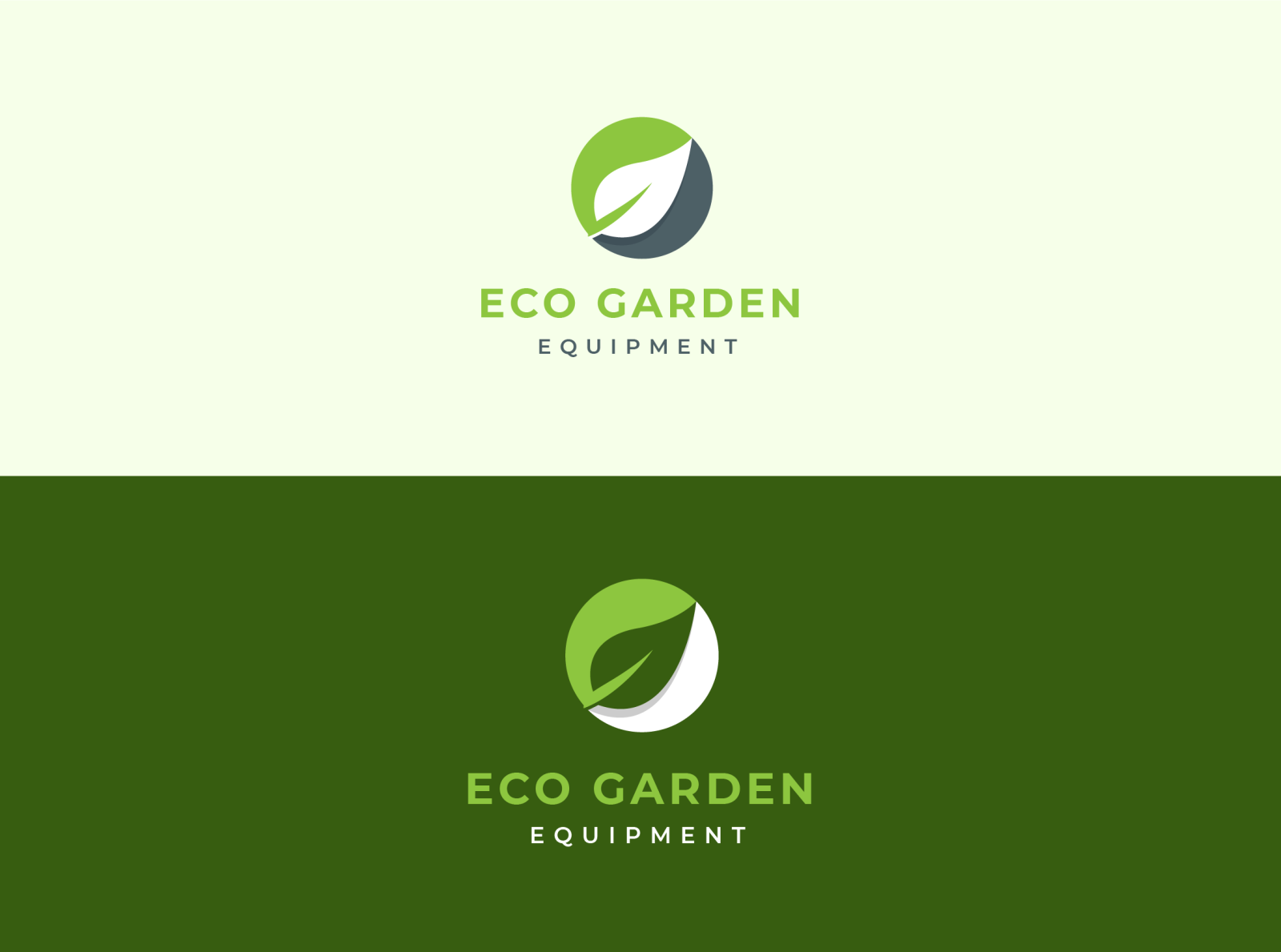 Eco Garden, Minimal Logo Design by Muhammad Ali on Dribbble