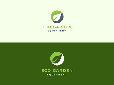 Eco Garden, Minimal Logo Design brand identity branding design flat logo graphic design lo logo logo design logobranding logodesign minimal logo vector