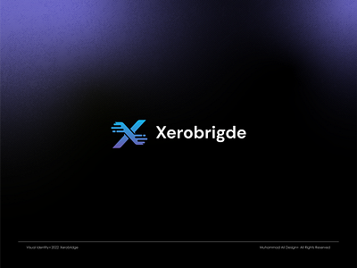 Xerobrigde Logo Design branding design graphic design letter logo letter mark logo logo mark logobranding logodesign vector visual identity