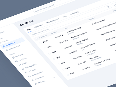 Orders overview