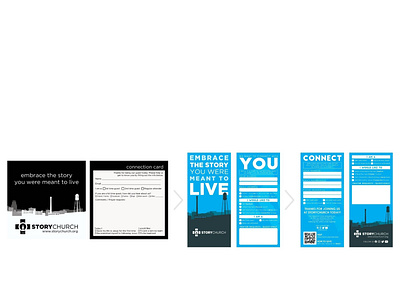 Connection Card Redesign—Print Media branding communications design graphic design logo photoshop print redesign ui ux