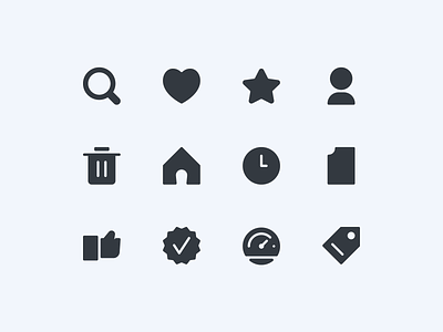 Basic UI Icons Exploration
