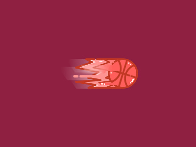 026 Basketball basketball bold coloured icon illustration line outline vector