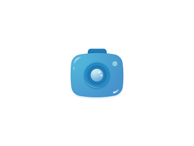 060 Camera camera gradient icon illustration vector