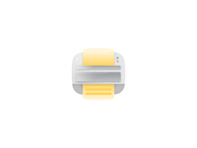 061 Printer icon illustration printer vector