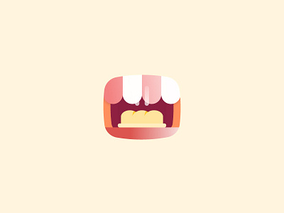 069 Bakery bakery flat icon illustration