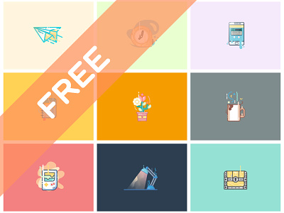 10 Free Vector Illustrations (Part II) ai free freebies icon illustration vector