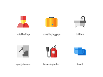 Hotel Icon (Flat) flat hotel icon iconography iconset ui user interface