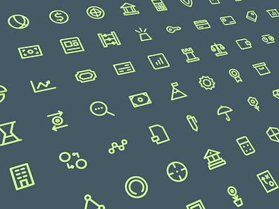 Finance Basic Icons (Line) button flat glyph icon iconography iconset line ui user interface