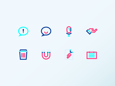 Random Icons button flat icon iconography iconset ui user interface