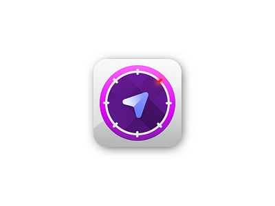 097 Compass app app icon icon iconography illustration web