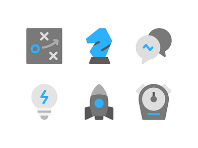 Strategy And Management Icons app button icon iconography iconset line management strategy ui user interface ux