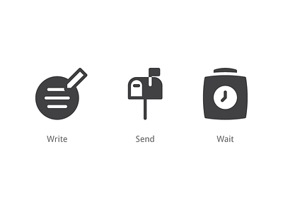 Mailing Icons app button icon iconography iconset solid ui user interface ux