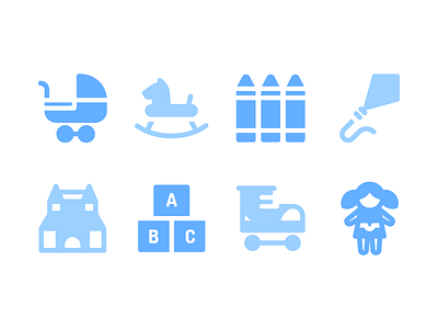 Toys Icons (Solid)