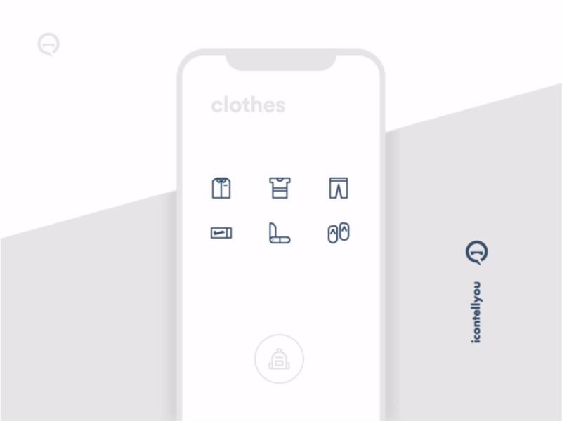 Ready To Go app button icon iconography iconset icontellyou line product system ui user interface ux