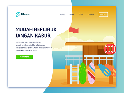 Liboor Landing Page