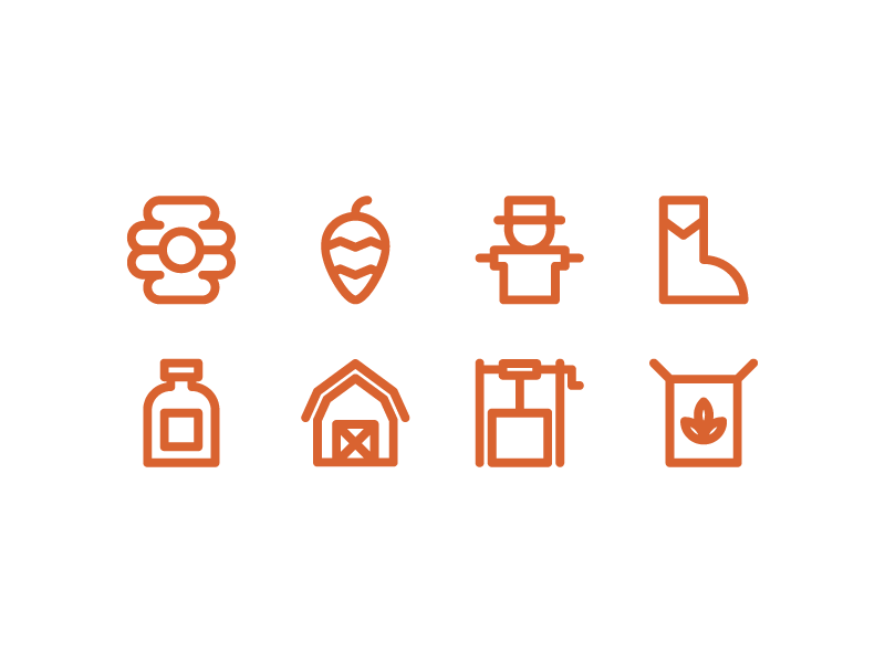 Farmer Icons symbol sign button iconography system icon icon pack icon set icons icon ux ui