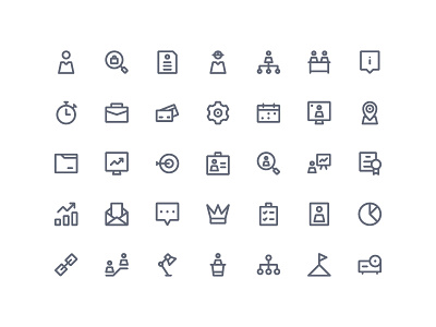 Human Resources Icons