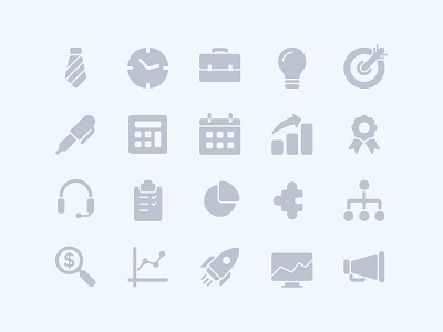 Business Solid Icons