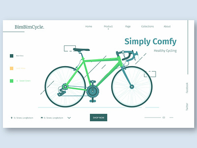 BimBimCycle Landing Page