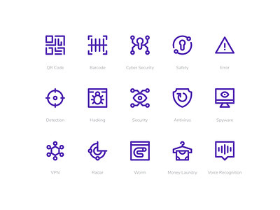 Hacker Icons hacker icon icon pack icon set icons line security system icons