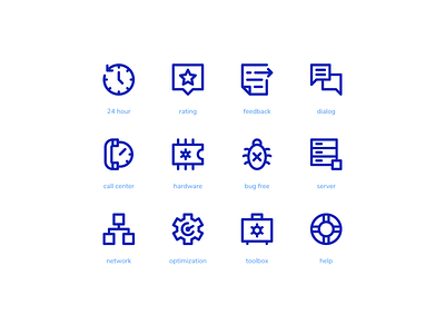 Tech Support Super Basic Icons basic button icon icon set iconography iconpack icons iconset super support system icon tech technology