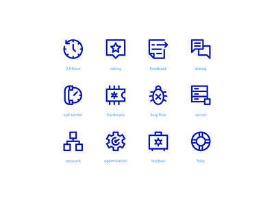 Tech Support Super Basic Icons