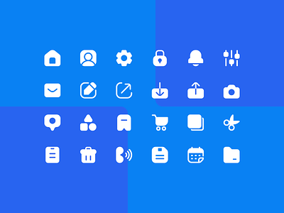 User Interface Super Basic Icons in Solid basic essential glyph iconography iconpack icons iconset solid system icon ui user interface ux