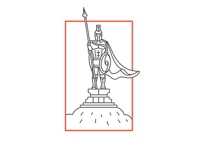 This Is Sparta icon illustration