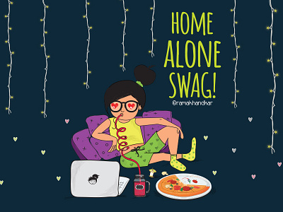 Home Alone character design daily digital doodle graphic illustration vector