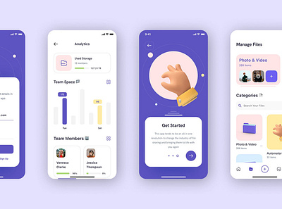 Mobile UI app design illustration mobile ui ux