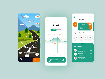 Finance App UI