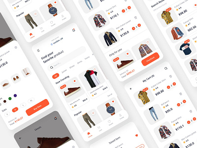 E-commerce App UI app design ecommerce app mobile uxui