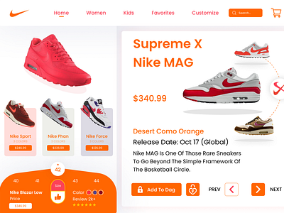 Shopping Website Landing Page