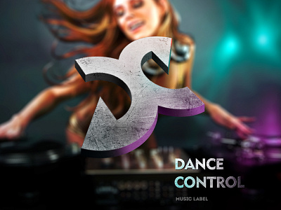 dance contol art design dj freelance label logo logotype music