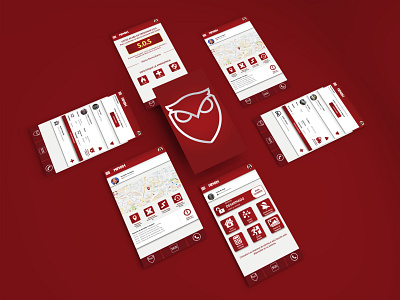 Ninox Security app branding design design app icon logo ui ui ux ux web